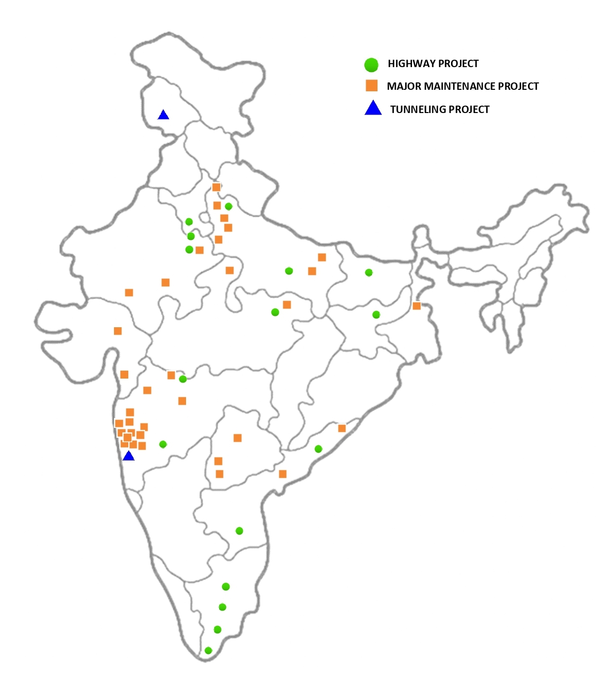 Projects across India