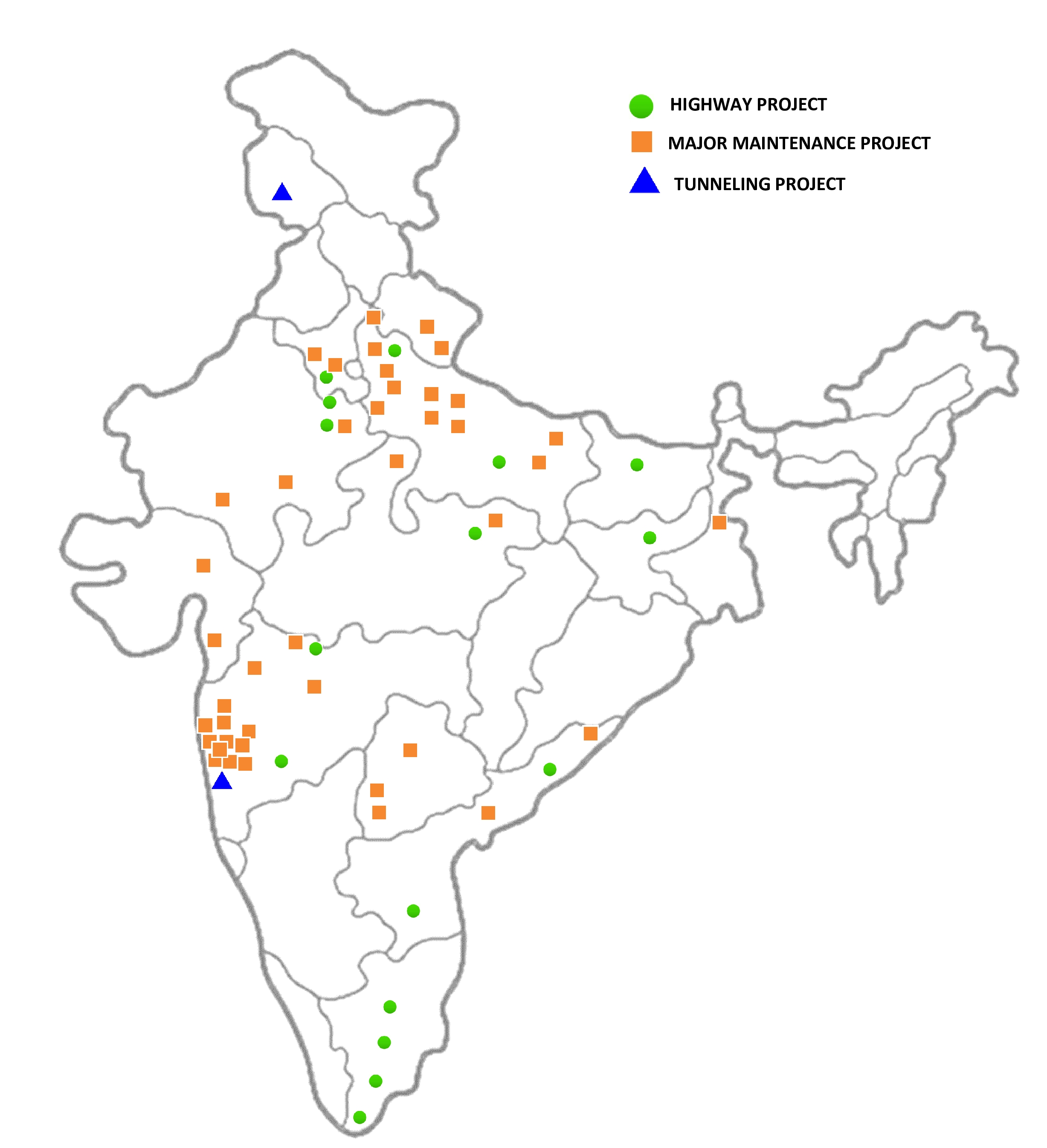 Projects across India