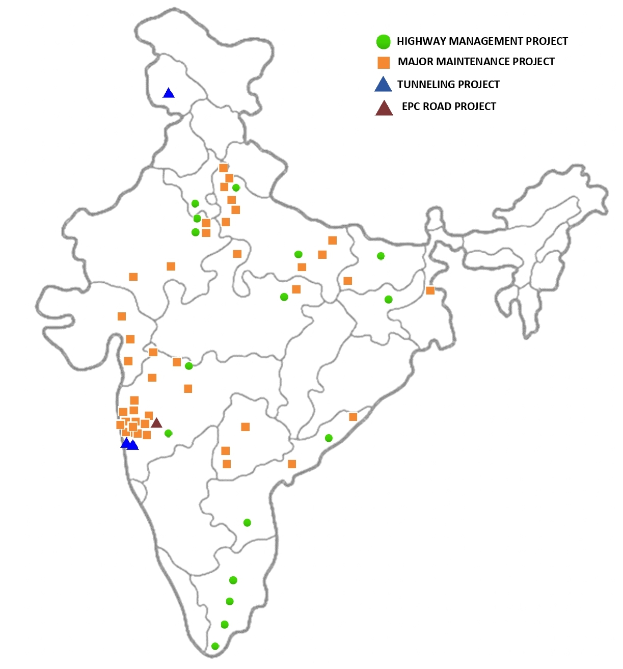 Projects across India