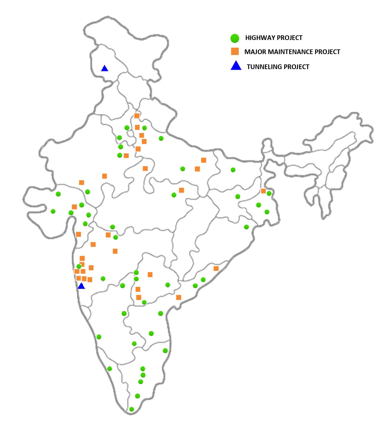 Projects across India